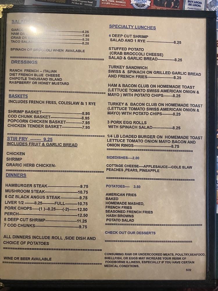 Too Dars Diner Menu image 3